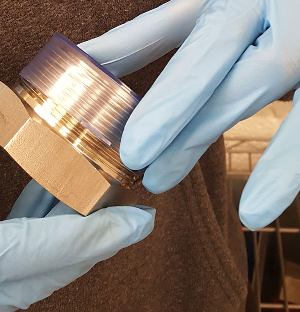 Plating buildup on threads