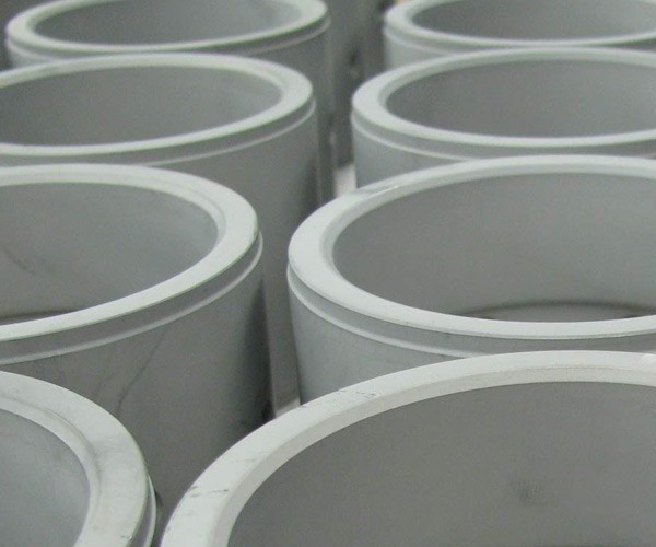 Close up of parts that have been plated with tin-lead